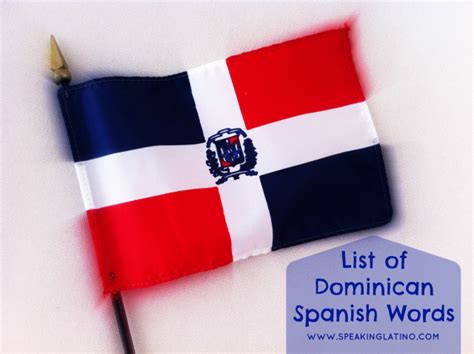 dominican republic words|dominican nicknames.